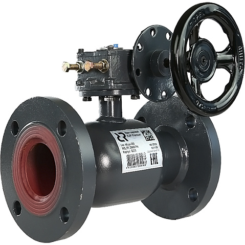 Кран стальной шаровой цельносварной DN 100-80 PN 25 стандартнопроходной фланцевый 350мм с редукт. RJIP-FF РИДАН 065N0341R купить в Челябинске | "Проконсим"